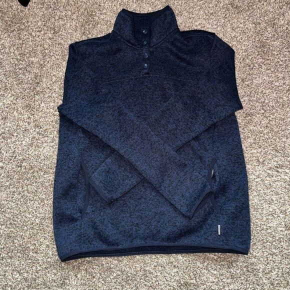 Eddie Bauer Jackets & Blazers - Navy Eddie Bauer fleece
